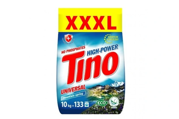 Пральний порошок для машинного та ручного прання Tino High-Power Mountain spring 10 кг (180501)