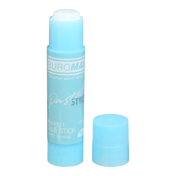 Клей-олівець Buromax PASTEL 10 г PVP (BM.4921). Фото 4