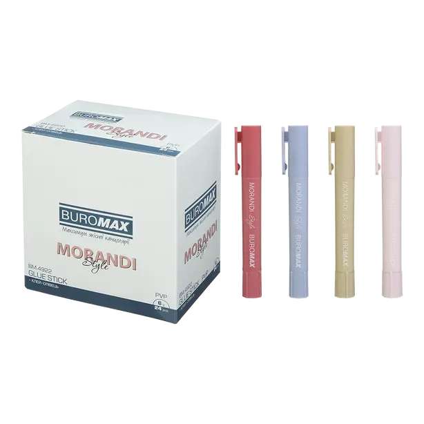 Клей-олівець Buromax MORANDI STYLE 6г PVP (BM.4922). Фото 3