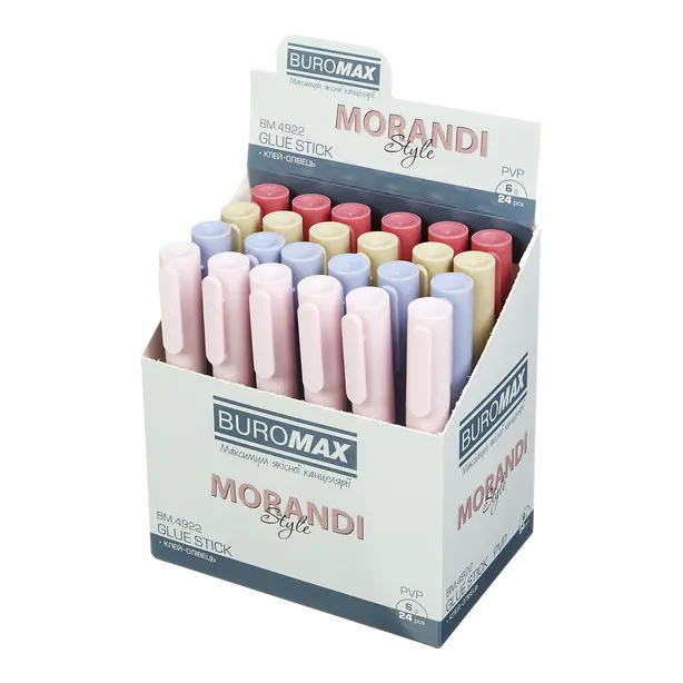 Клей-олівець Buromax MORANDI STYLE 6г PVP (BM.4922). Фото 12