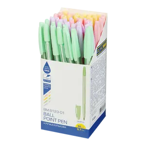 Ручка кулькова Buromax SIMPLE чорнило синє 0.7 мм пластик  (BM.8123-01)