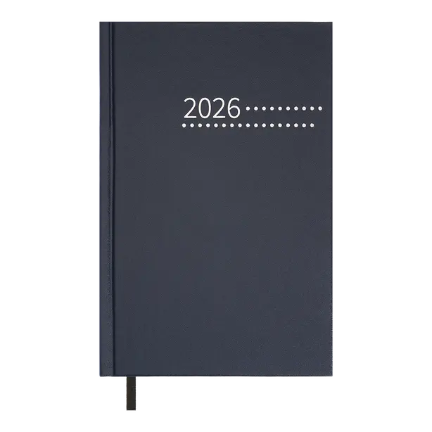 Щоденник датований Buromax 2026 ZEST А5 синій бумвініл (BM.21167-02)