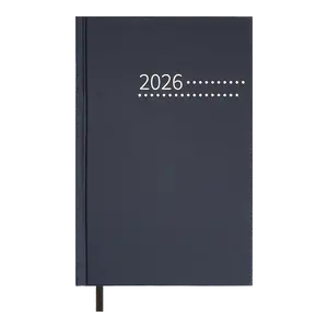 Щоденник датований Buromax 2026 ZEST А5 синій бумвініл (BM.21167-02)