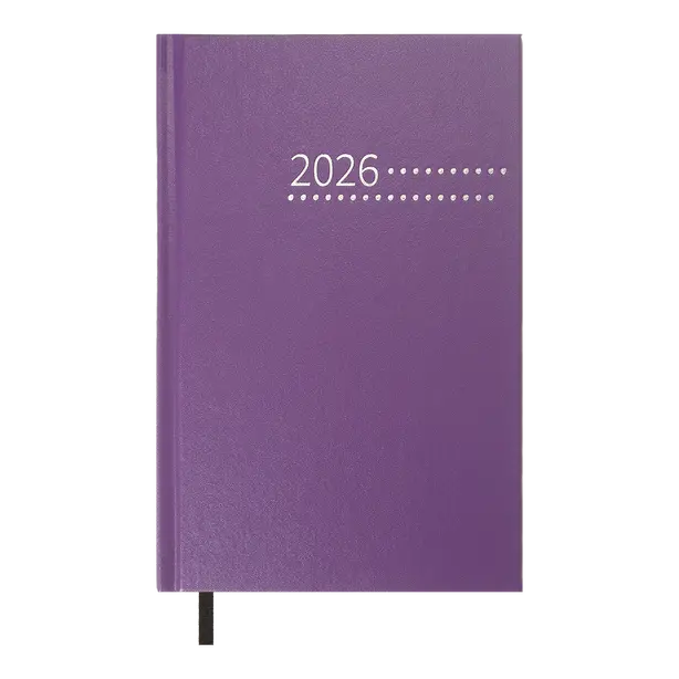 Щоденник датований Buromax 2026 ZEST А5 фіолетовий бумвініл (BM.21167-07)