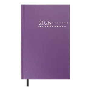 Щоденник датований Buromax 2026 ZEST А5 фіолетовий бумвініл (BM.21167-07)
