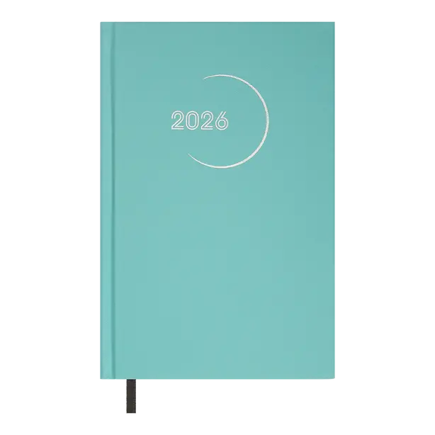 Щоденник датований Buromax 2026 MADAM А5 бірюзовий бумвініл (BM.21170-06)