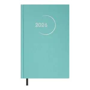 Щоденник датований Buromax 2026 MADAM А5 бірюзовий бумвініл (BM.21170-06)
