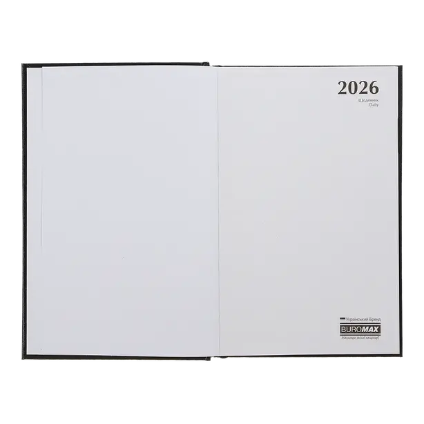 Щоденник датований Buromax 2026 MADAM А5 сірий бумвініл (BM.21170-09). Фото 3