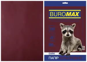 Папір кольоровий Buromax Dark А4 80г/м2 коричневий 50 арк. (BM.2721450-25)