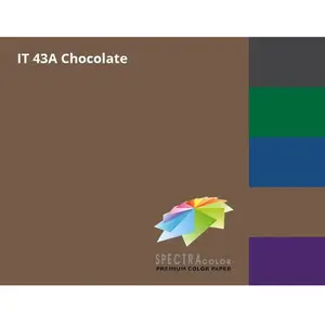 Папір кольоровий Spectra Color Chocolate 43 A4 80г/м2 (темно-коричневий)  500 арк. (16.6404). Фото 2