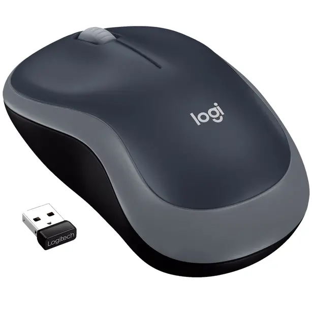 Комп'ютерна миша Logitech M185 безпровідна Grey (910-002238)
