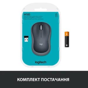 Комп'ютерна миша Logitech M185 безпровідна Grey (910-002238). Фото 8