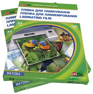 Плівка для ламінування DA Antistatic A4 216 х 303 мм 80 мкм матова (1120102120700). Фото 2