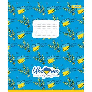 Зошит шкільний 1 Вересня Ukraine above all А5 36 арк. клітинка м'яка політурка (768228). Фото 2
