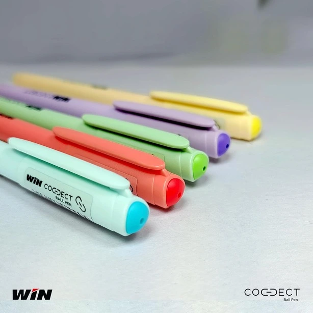 Ручка масляна WIN  CONNECT чорнило синє 0.7 мм пластик (01010060). Фото 4