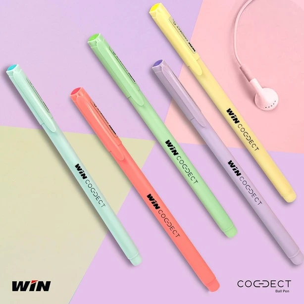 Ручка масляна WIN  CONNECT чорнило синє 0.7 мм пластик (01010060). Фото 3