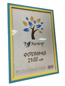 Рамка frame LA 21x30 жовто-синя (1611-50U). Фото 2