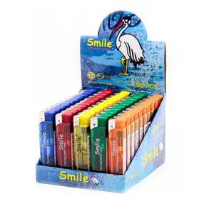 Запальничка Smile п'єзо веселка кольорова (3108). Фото 2