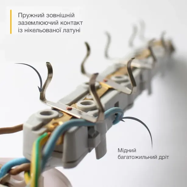 Мережевий фільтр живлення ELECTRUM 3м  5 розеток білий (U0738867). Фото 4