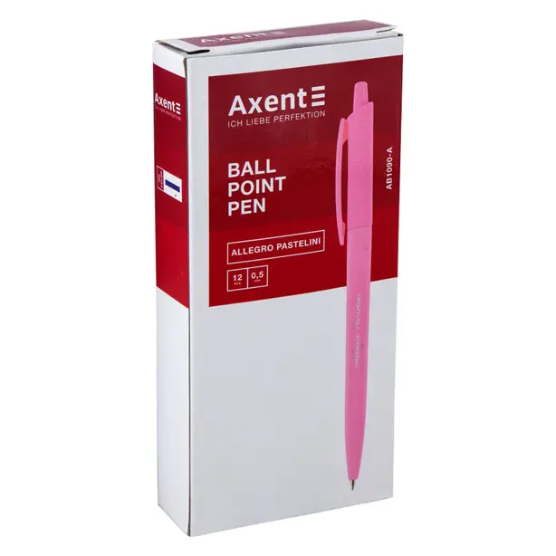 Ручка гелева Axent Allegro Pastelini чорнило синє 0.5 мм пластик (AB1090-02-A). Фото 2