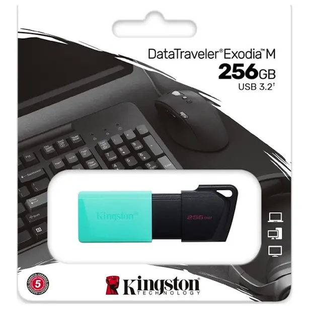 Флеш накопичувач Kingston 256GB USB 3.2 (DTXM-256GB). Фото 6