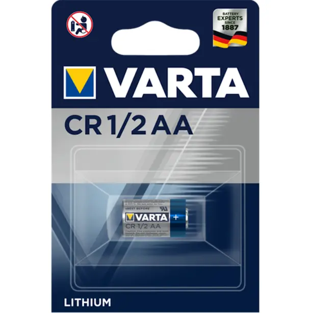 Батарейки Varta CR 12 AA lithium 1шт (530725)