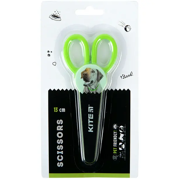 Ножиці дитячі Kite Dogs з гумвими вставками 13 см (K22-125)