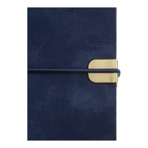 Щоденник датований A5 VELOUR синій штучна шкіра (BM.2134-02). Фото 5