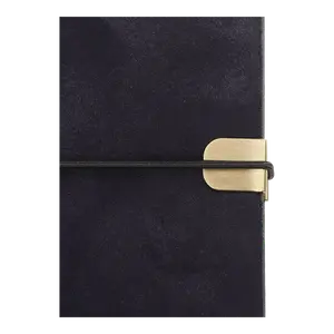 Щоденник датований A5 VELOUR темно-синій штучна шкіра (BM.2134-01). Фото 5