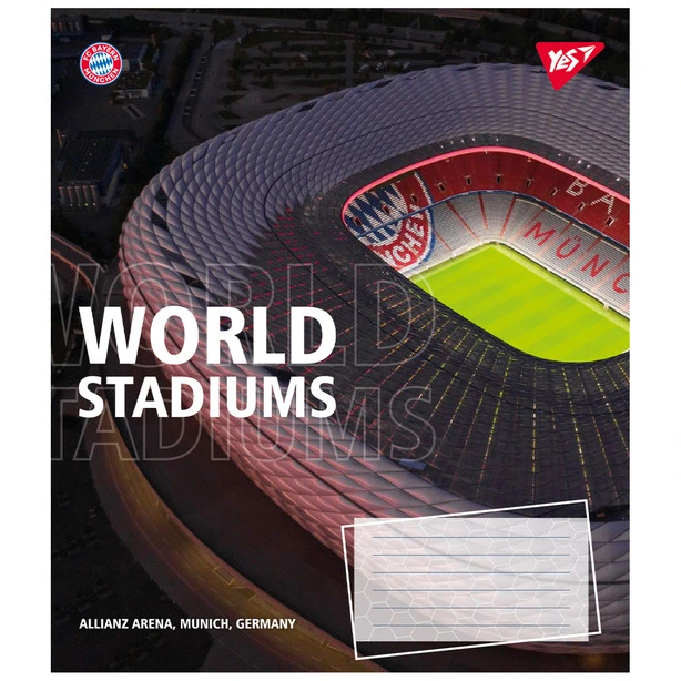 Зошит шкільний 1 Вересня Yes World stadium А5 36 арк. клітинка м'яка політурка (767073 ). Фото 6