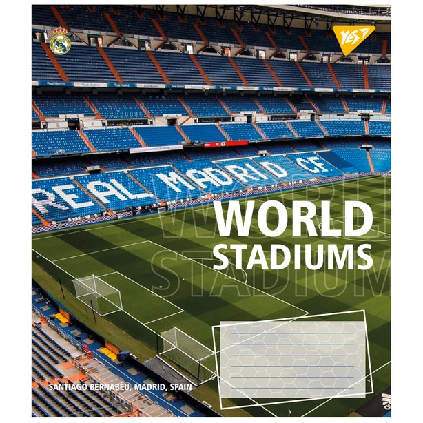 Зошит шкільний 1 Вересня Yes World stadium А5 36 арк. клітинка м'яка політурка (767073 ). Фото 5