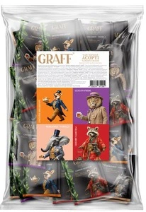 Чай в пакетиках чорний байховий Graff Assorted flavors tea 1,75г х 48 шт (25502001)