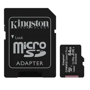 Карта пам'яті Kingston micro SDXC 64GB (R100W10)