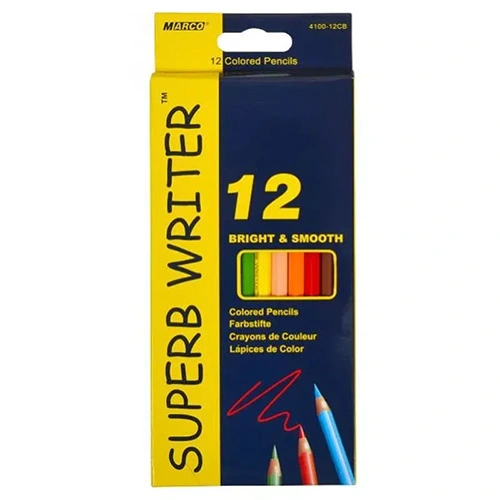 Олівці кольорові MARCO Super Writer 12/24 кольори (4110-12)