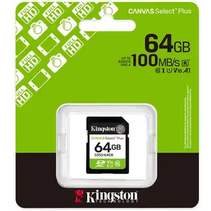 Карта пам'яті Kingston Canvas Select Plus SDXC 64GB UHS-I U1 V10 (SDS3/64GB). Фото 3