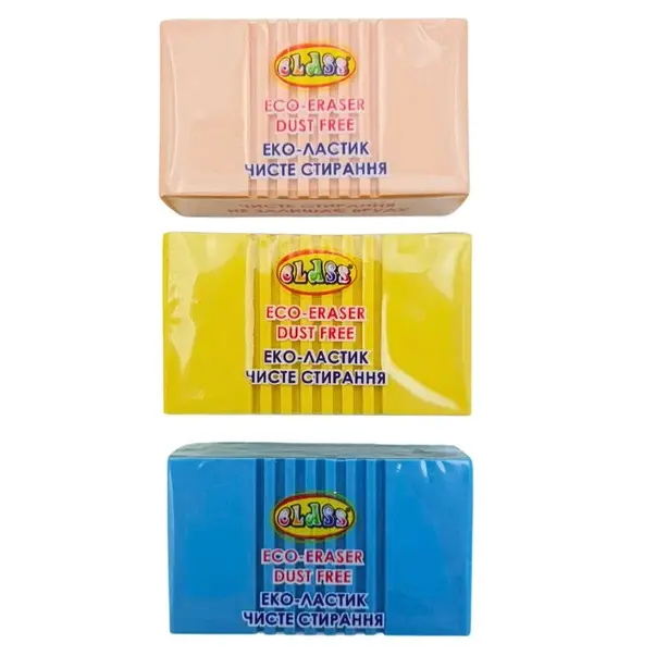 Гумка Class  Eco-PVC Ribby м'яка асс 4985C (10060700)