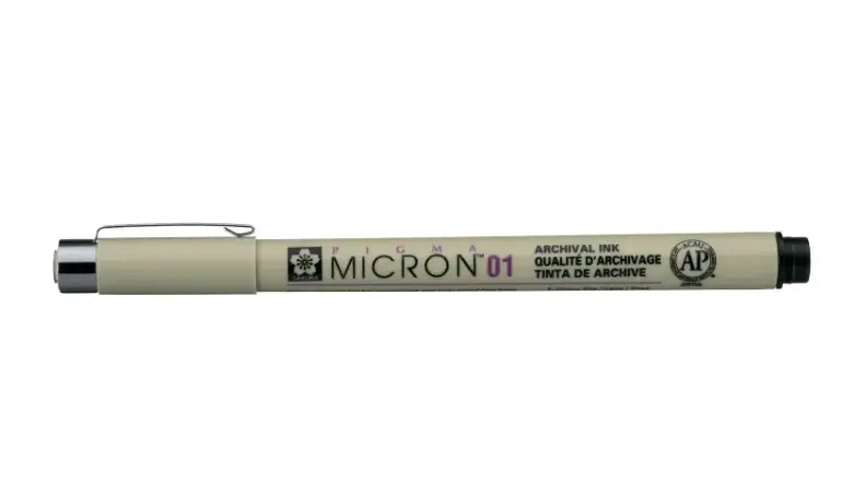 Лайнер Sakura Pigma Micron 0,1 0,25 мм чорний у блістері (441579)