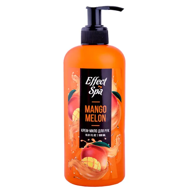 Крем-мило ніжне з дозатором Effect Spa Melon Mango 500мл ПЕТ пляшка (220000401)