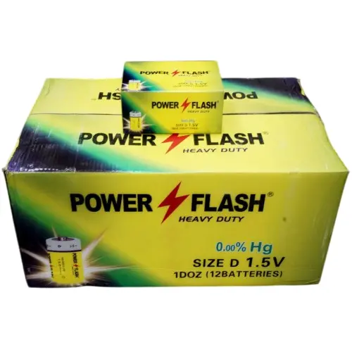 Батарейки Power Flash R20 (212288). Фото 3