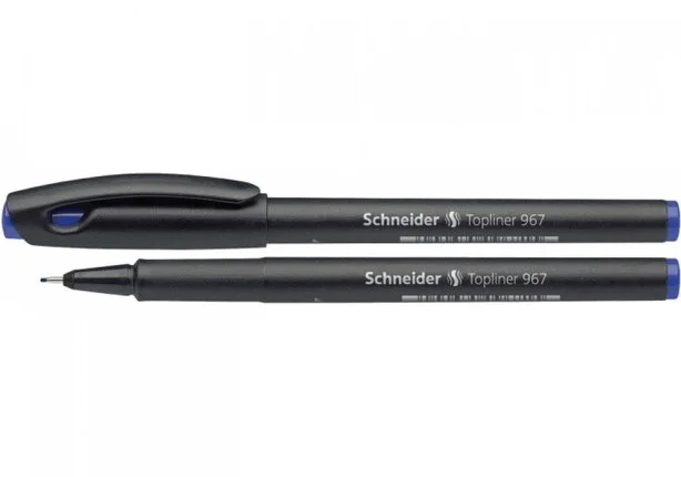 Лінер Schneider TOPLINER 967 чорнило синє 0.4 мм пластик (S9673)