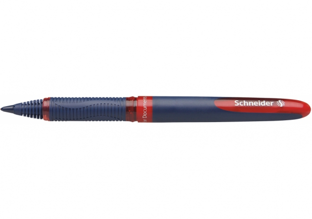 Ролер Schneider ONE BUSINESS чорнило червоне 0.6 мм пластик (S183002)