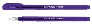 Ручка гелева ECONOMIX TURBO чорнило фіолетове 0.5 мм пластик (E11911-12)