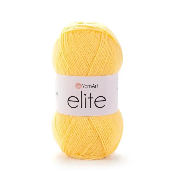 Пряжа для в'язання Brushme 50 г Elite жовтий (NB106)