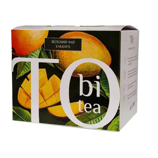 Чай ТОВІ зелений з манго 2,5г х 20шт (61561)