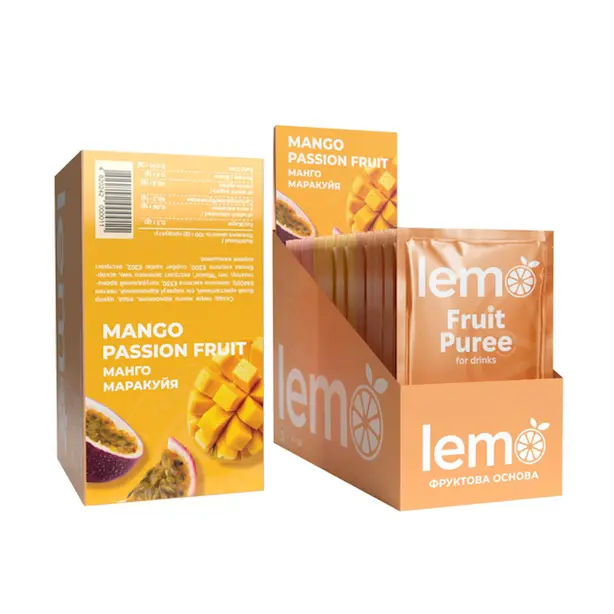 Фруктова основа Манго-маракуя LEMO для лимонадів і чаїв 10шт (61790)