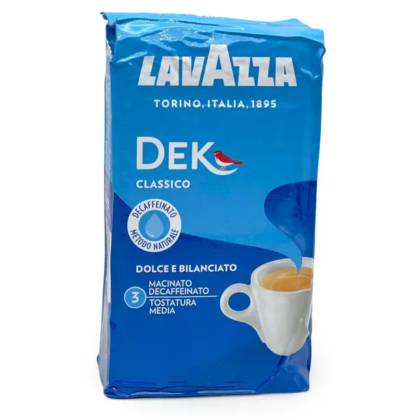 Кава мелена Lavazza Dek Classico без кофеїну 250г (10000)