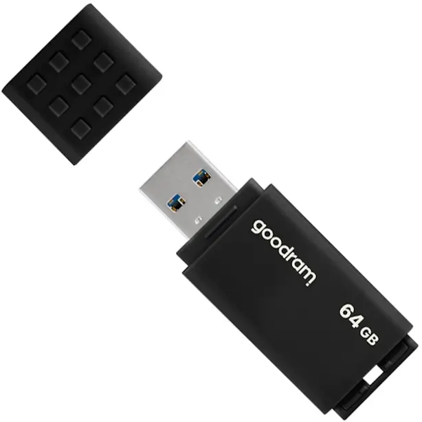 Флеш накопичувач GoodRam 64GB USB 3.2 Black (UME3-0640K0R11). Фото 4