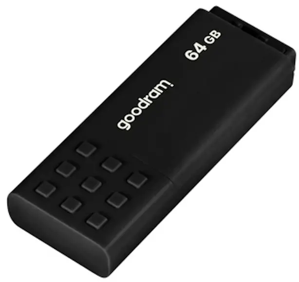 Флеш накопичувач GoodRam 64GB USB 3.2 Black (UME3-0640K0R11). Фото 2