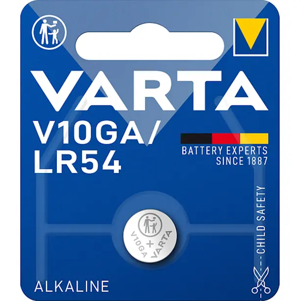 Батарейки Varta LR54 AG10 1.5V Алкалайн (400800)