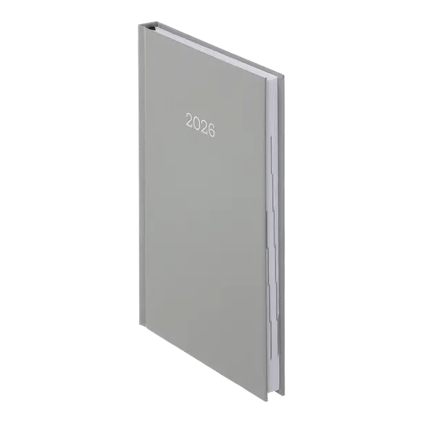 Щоденник датований Buromax 2026 SIMPLE А5 сірий бумвініл (BM.21166-09). Фото 2